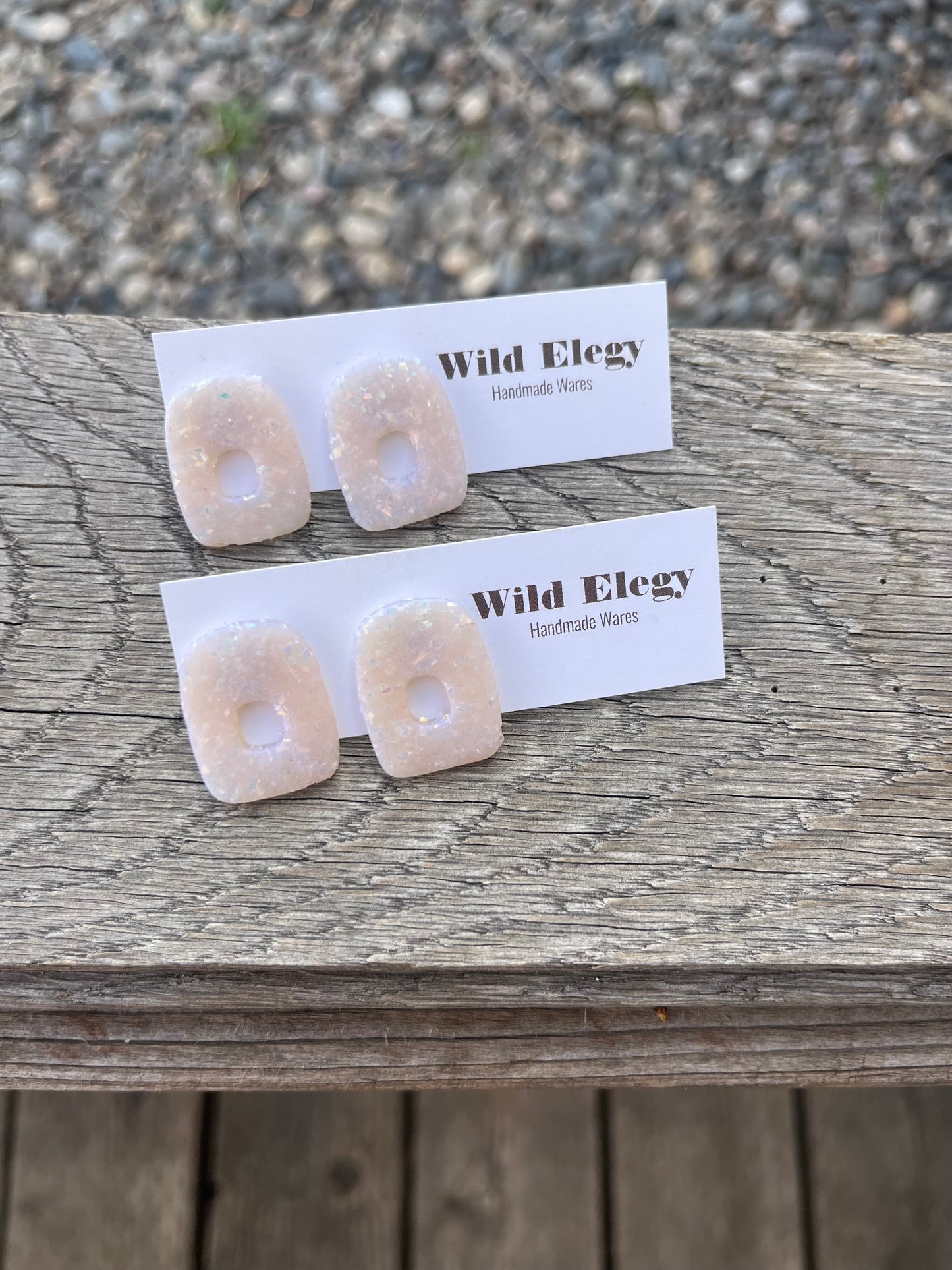 Opal Donut Studs