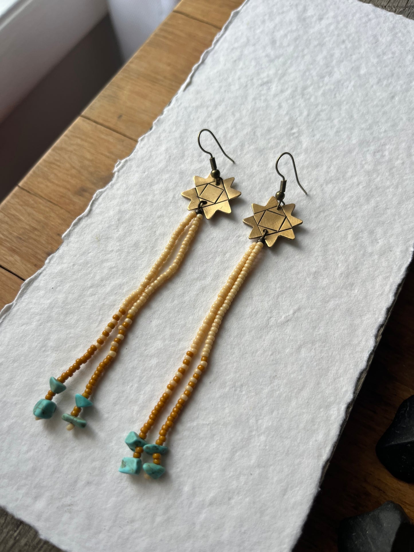 Quilt Star Beaded Drifters