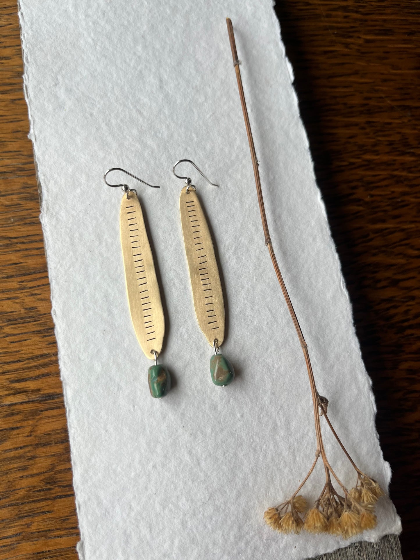 Green is gold Dangles