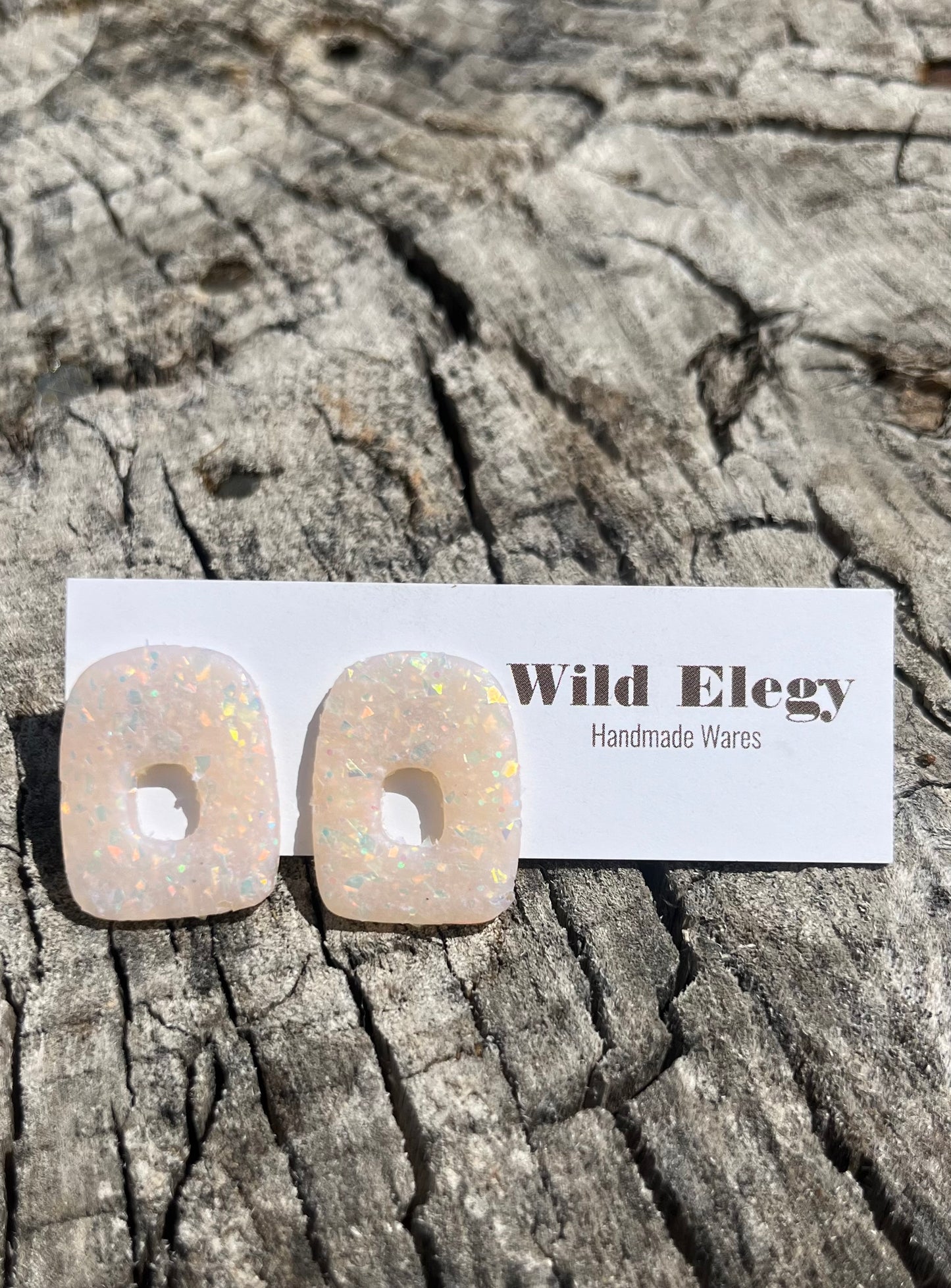 Opal Donut Studs