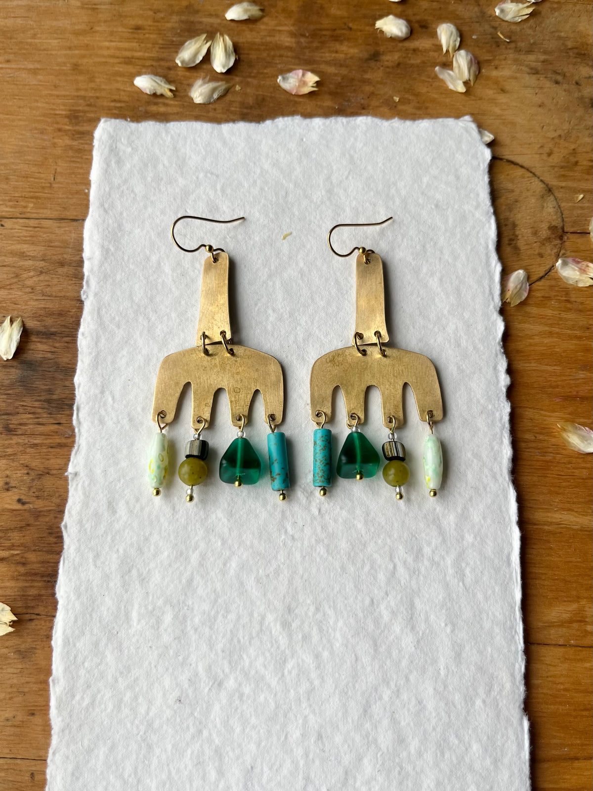 Emerald Earring Forks