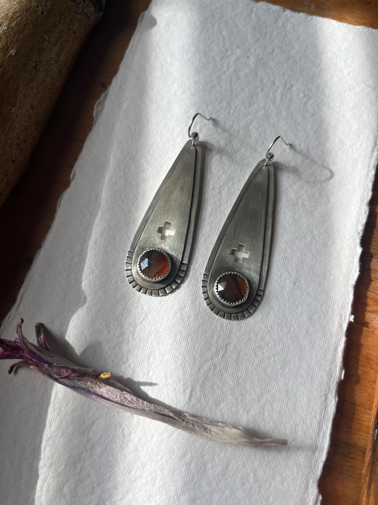 Montana Agate Danglers