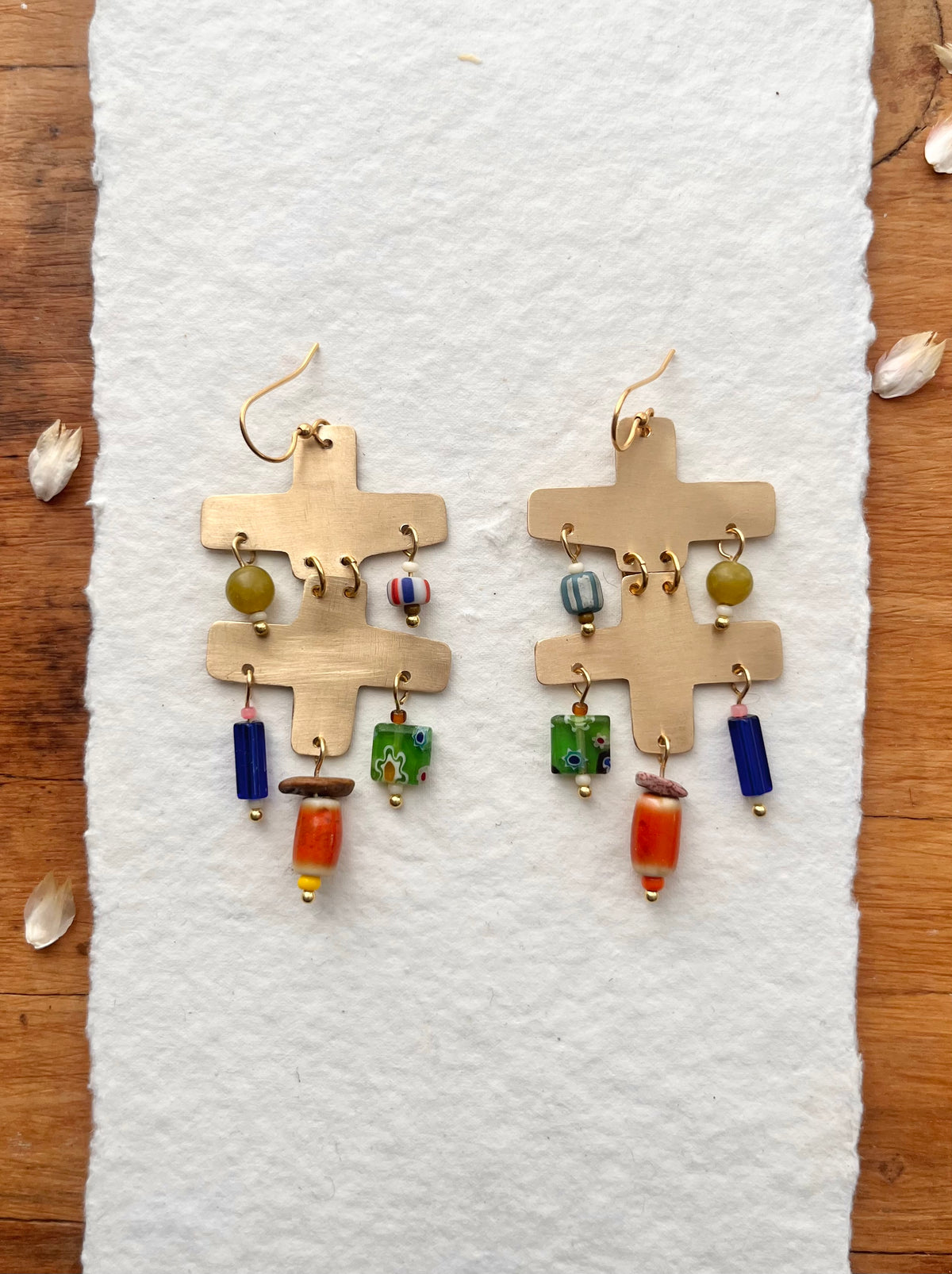 Grid North Earrings