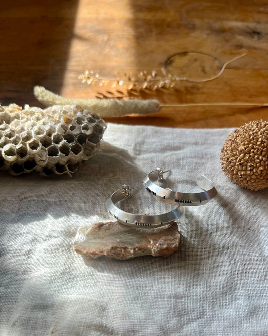 Sterling Silver Hoops