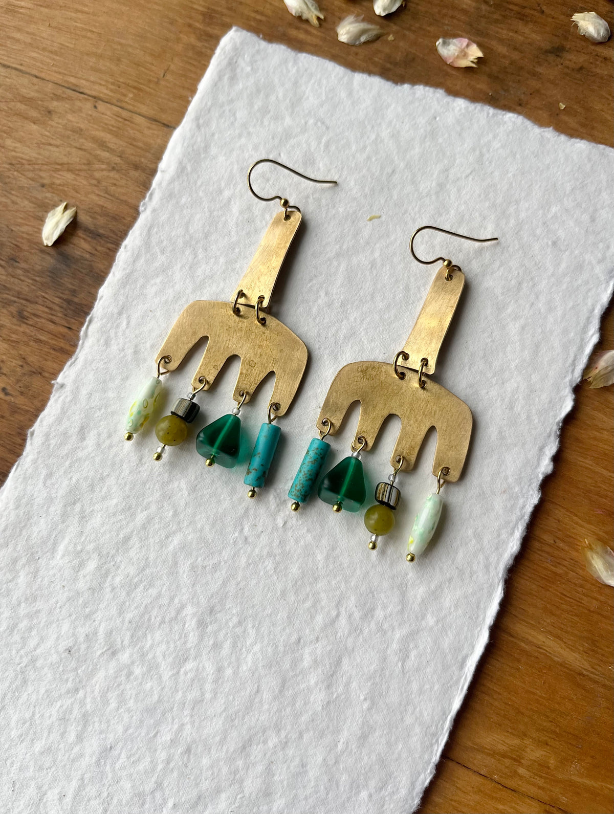 Emerald Earring Forks