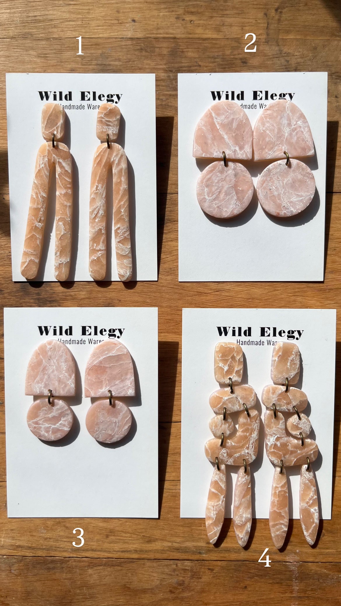 Salt Lamp Dupe Earrings
