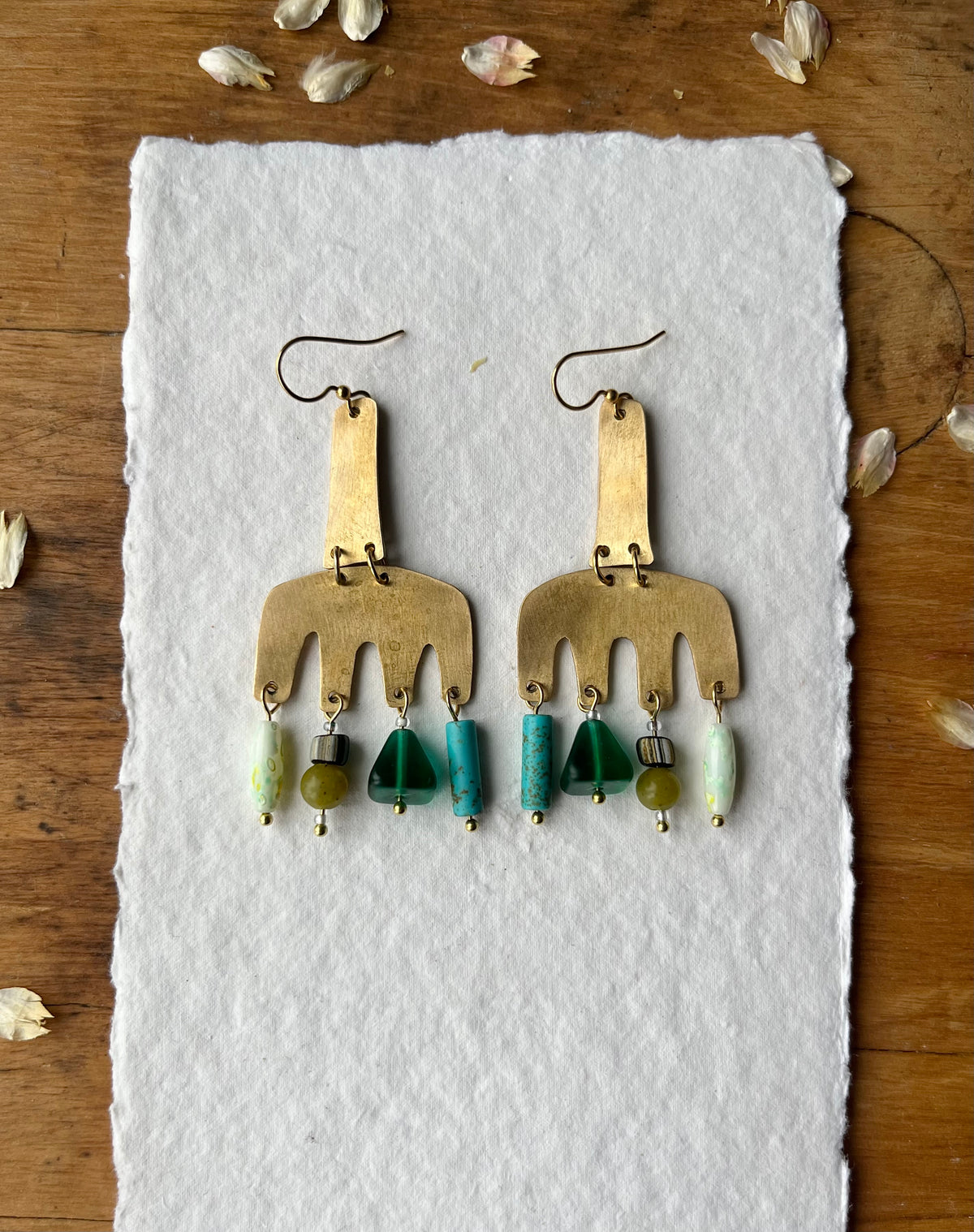 Emerald Earring Forks