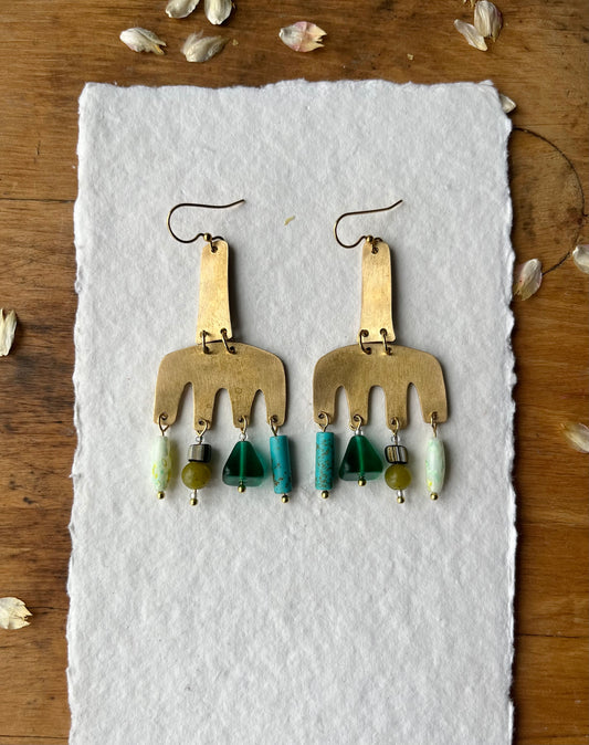 Emerald Earring Forks