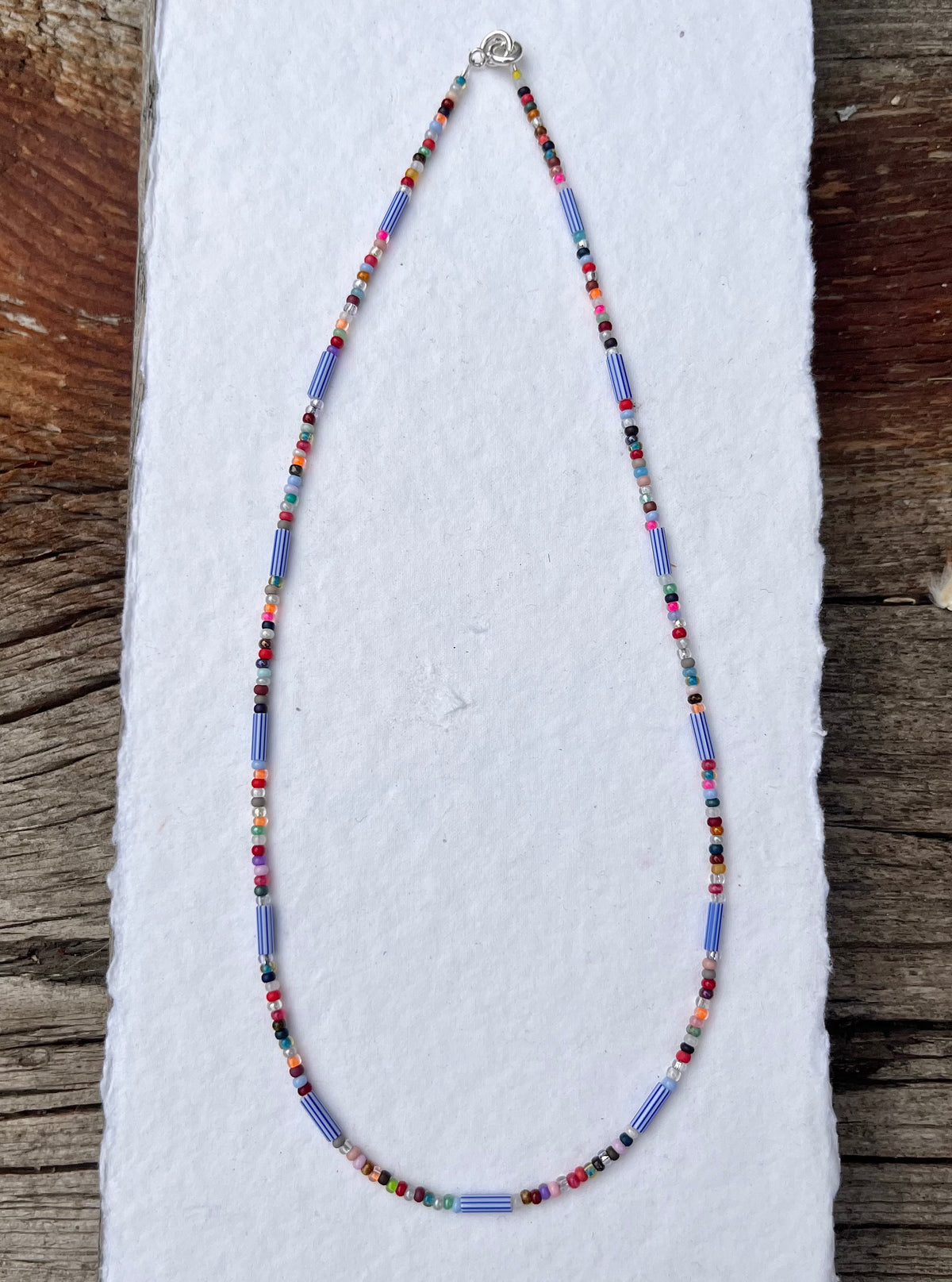 Vintage Bugle Bead Neckace