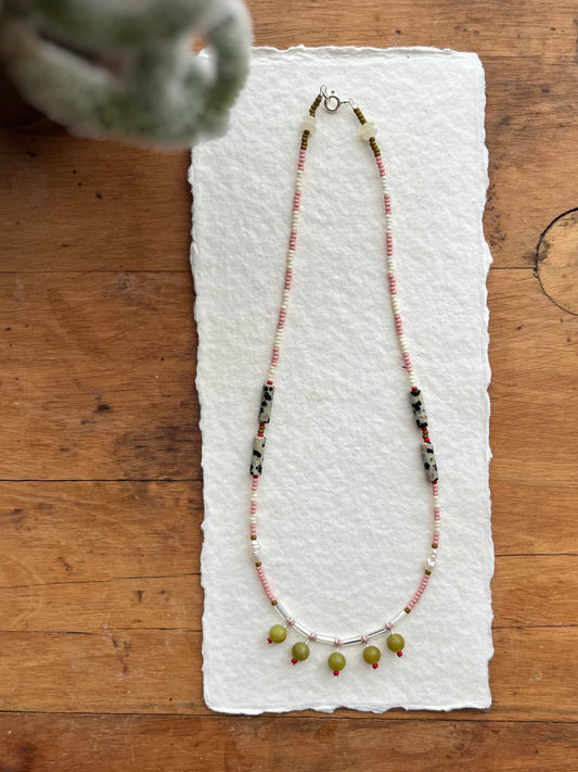 AM Custom Olive Martini Neckace