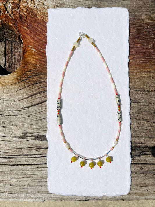 5 Olive Martini Neckace