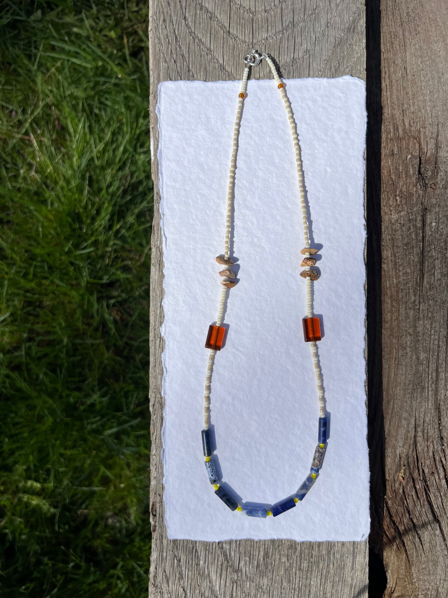 Sodalite T-shirt Necklace