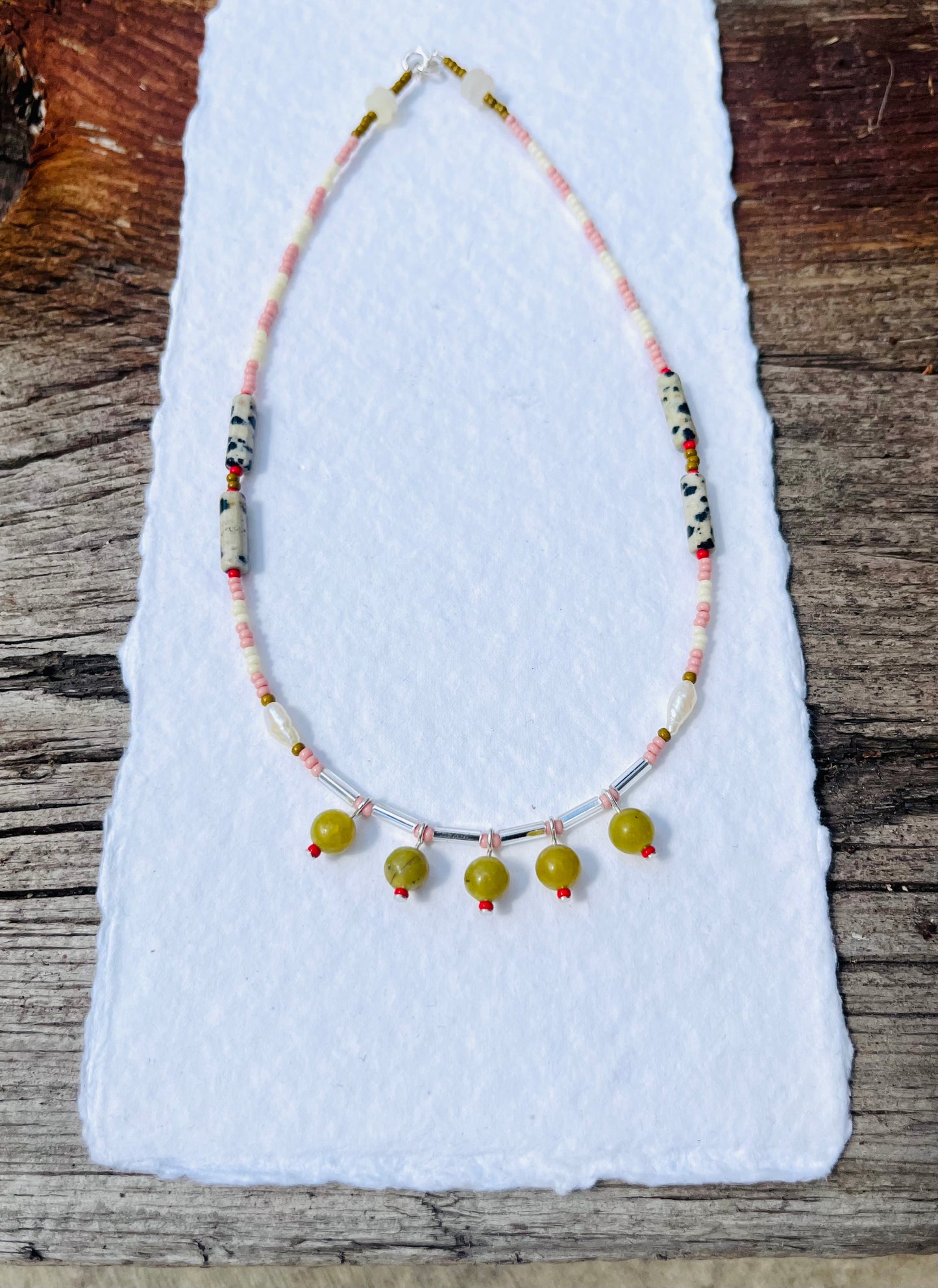 5 Olive Martini Neckace