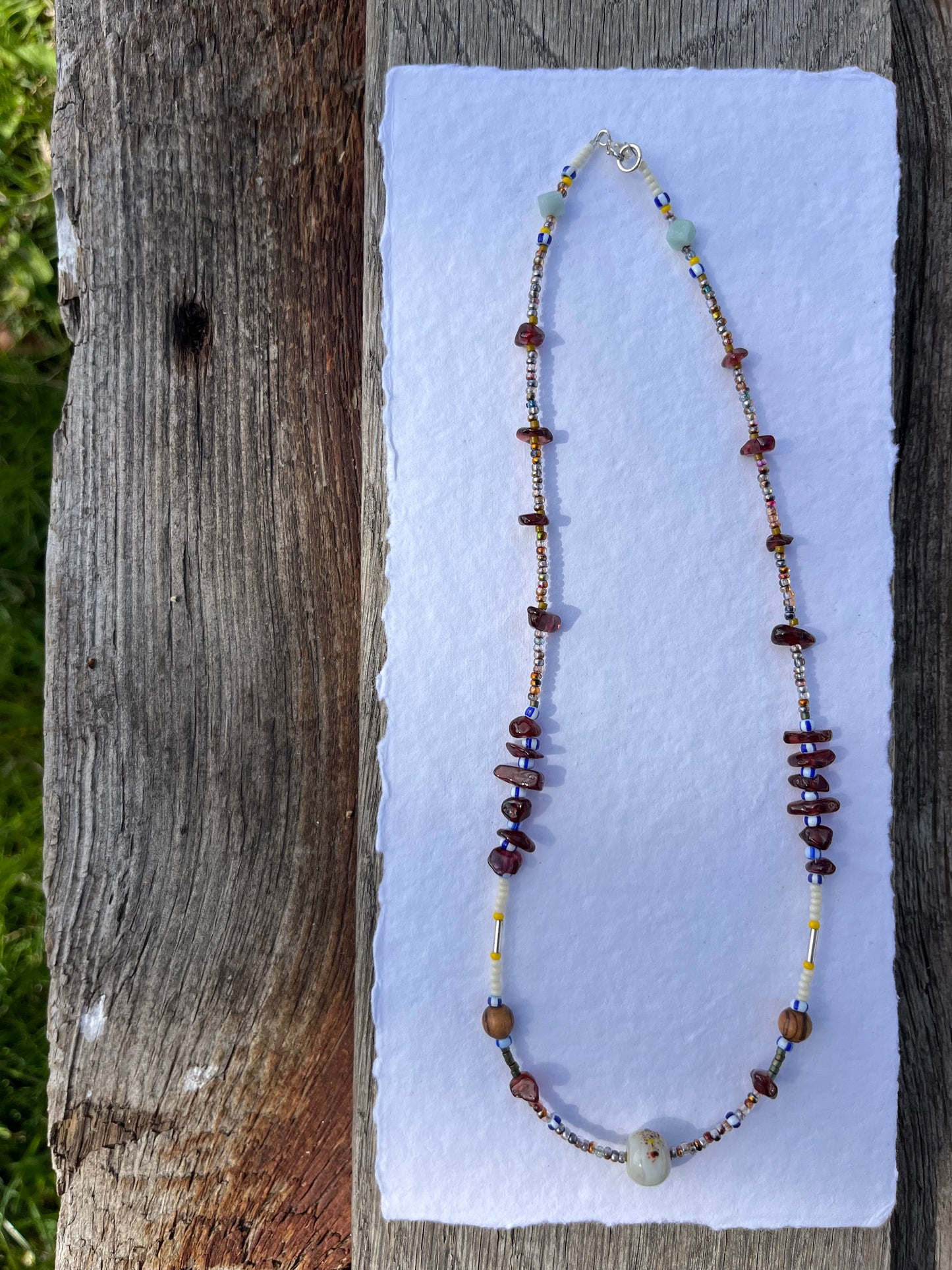 Garnet Fever Choker Necklace