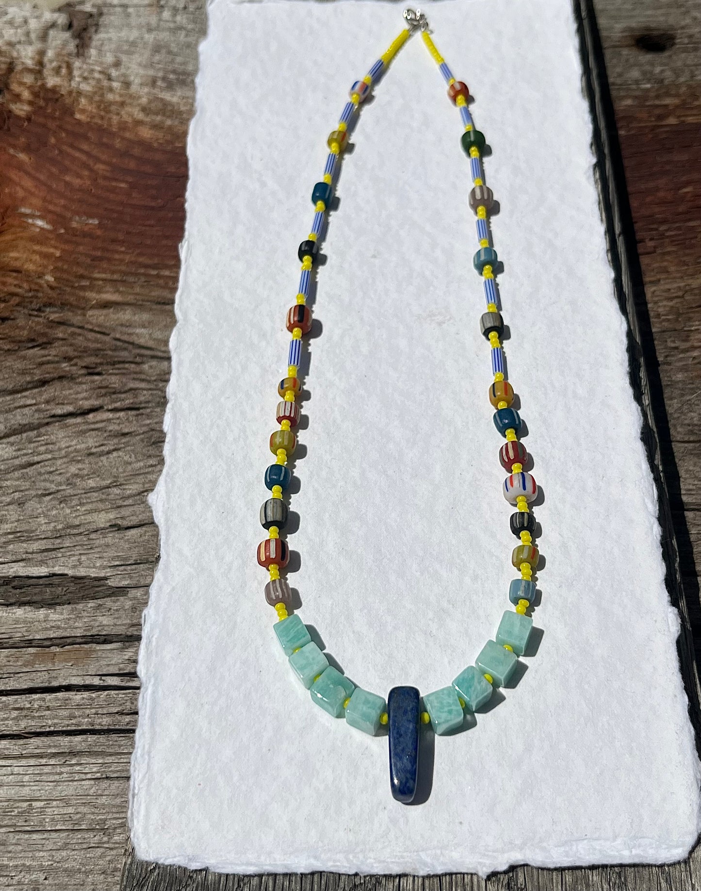 Lapis Barbie Neckace