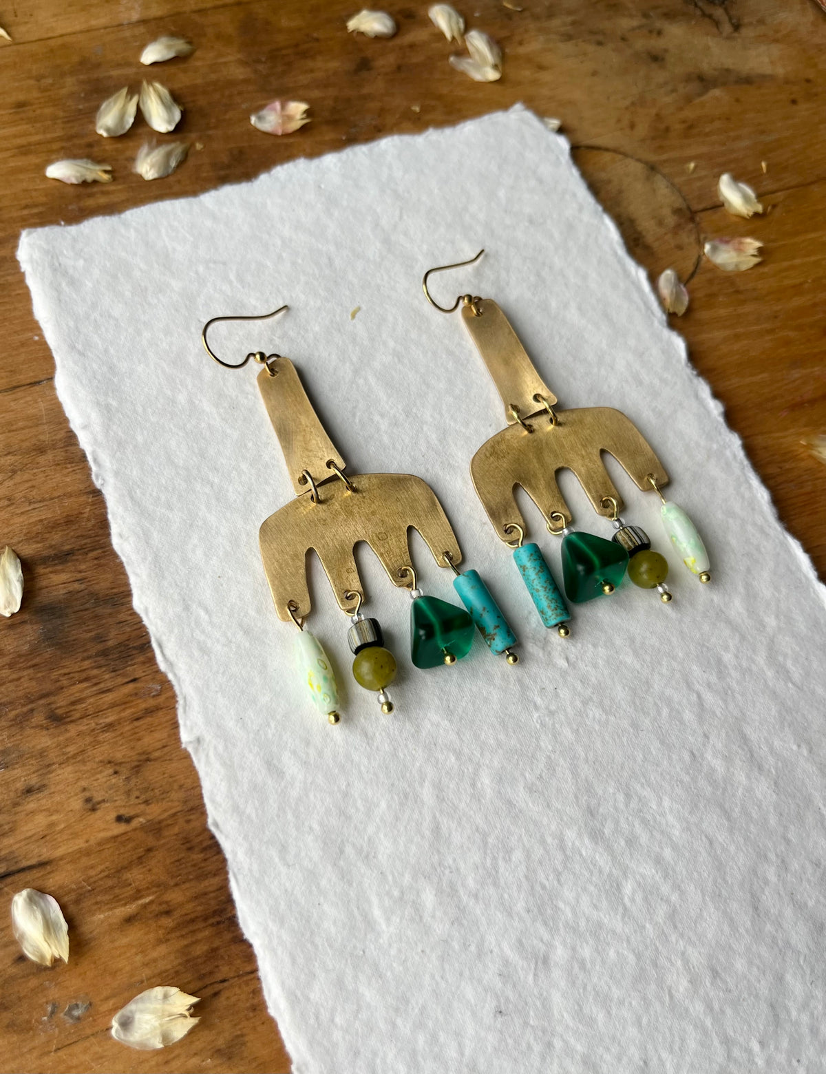 Emerald Earring Forks