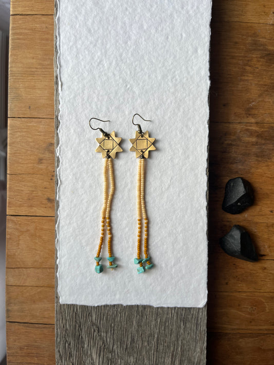 Quilt Star Beaded Drifters