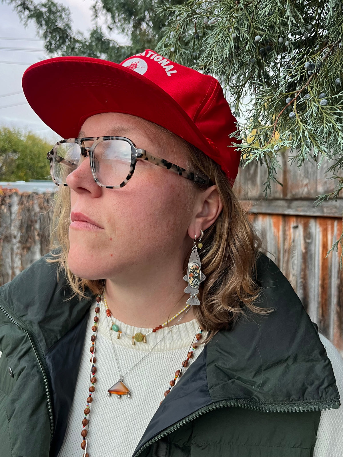 River Bed Trout Earrings