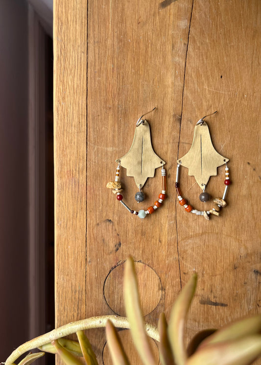 Auburn Oryx Earrings