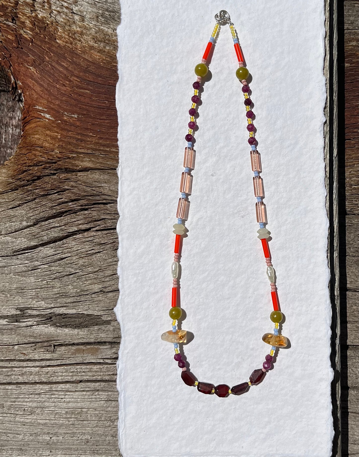 Garnet choker for A!